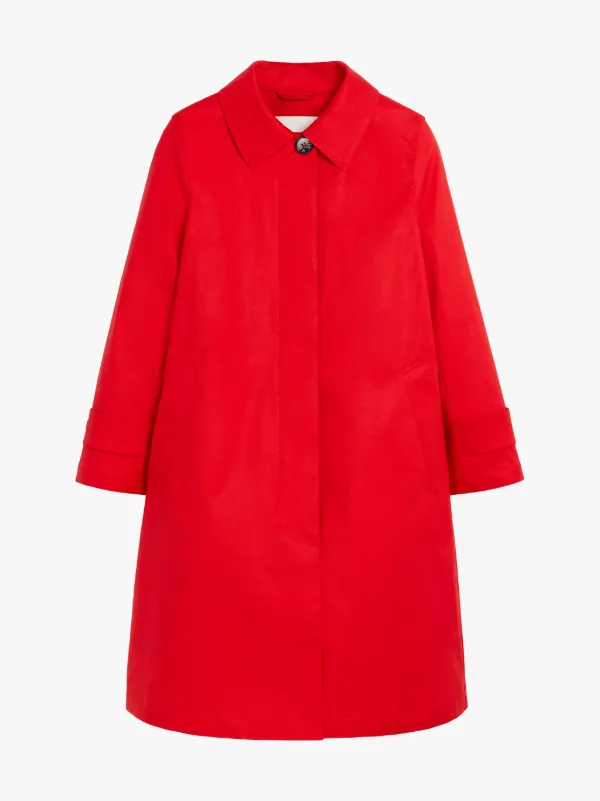 BANTON Red RAINTEC Cotton Coat | LM-1057B