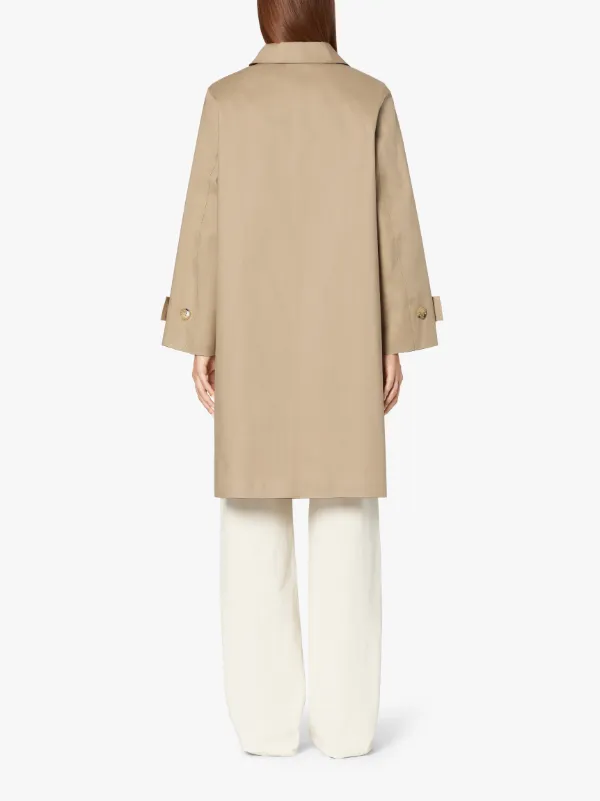 BANTON Tea Rose Raw Edge Bonded Cotton Coat | LR-1022