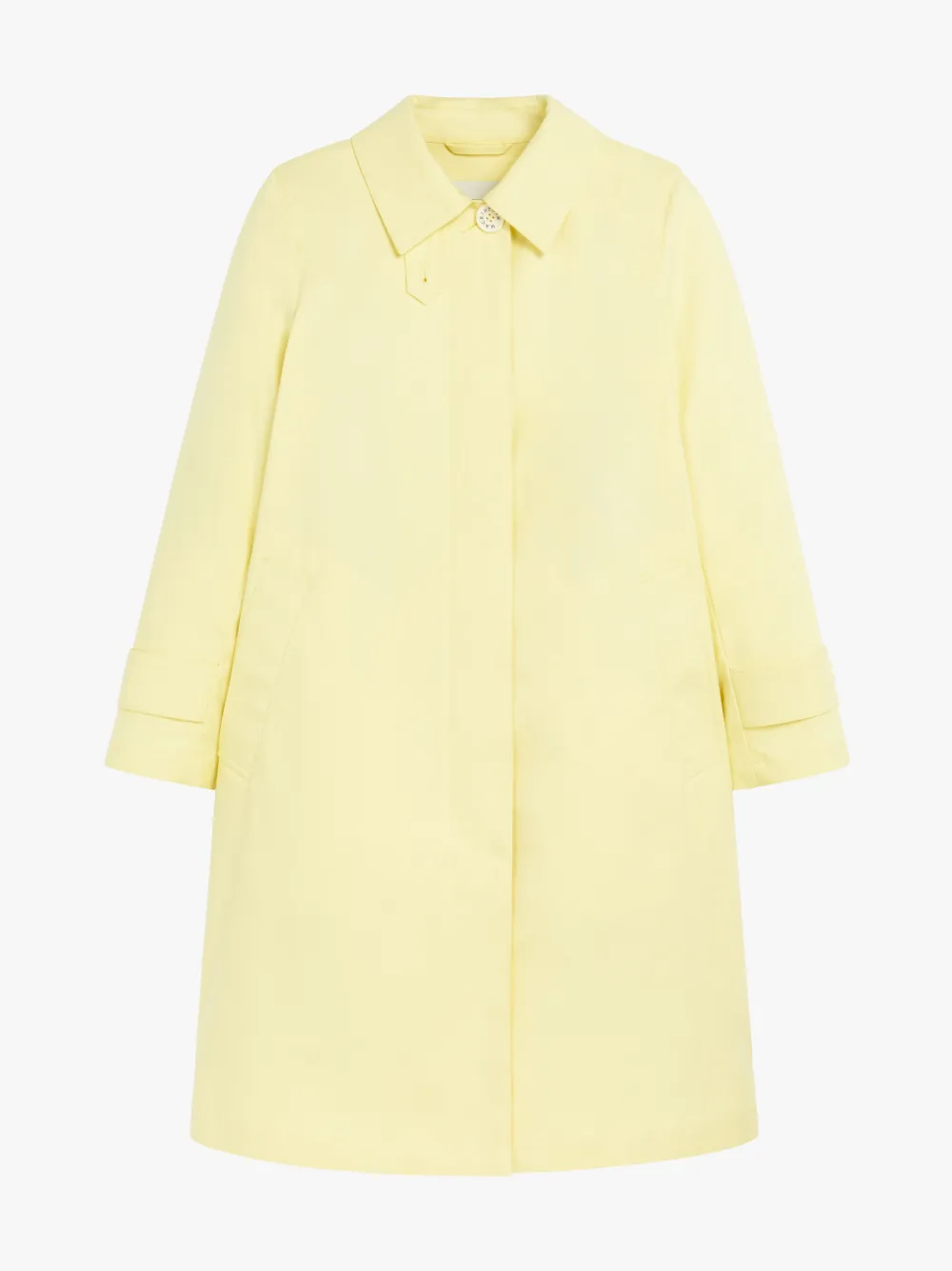 Yellow store mackintosh raincoat