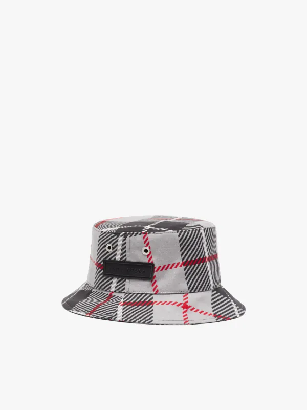 BARR Barclay Grey Check RAINTEC Cotton Bucket Hat| ACC-024