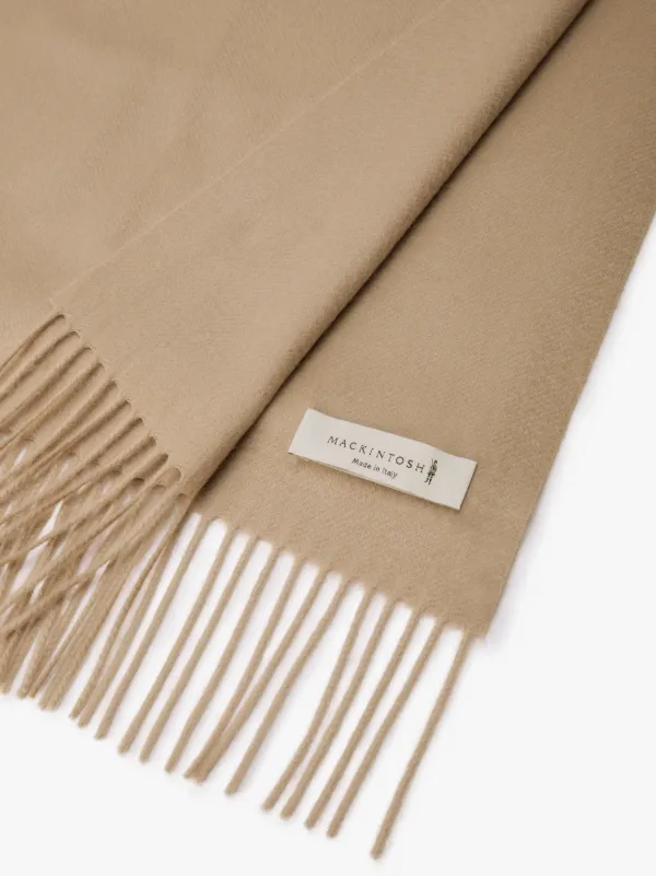 Beige Cashmere Scarf