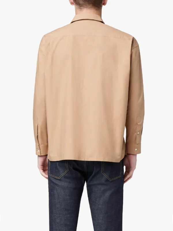 Beige Cotton Shirt