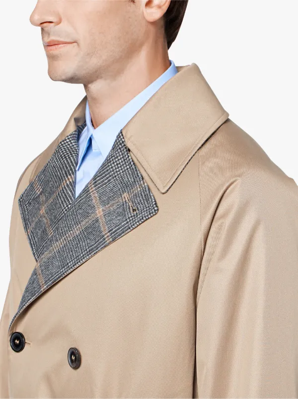 Beige Reversible Cotton & Wool Trench Coat GM-120 | Mackintosh