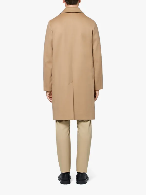 Beige Storm System Wool 3/4 Coat GM-001F