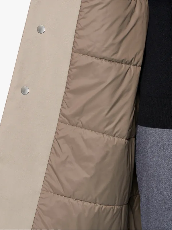 Beige Storm System Wool THINDOWN Coat GM-001/TD