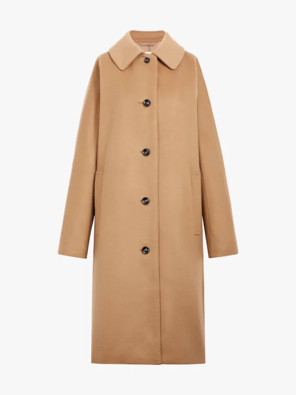 Beige Wool & Cashmere Coat LM-079F