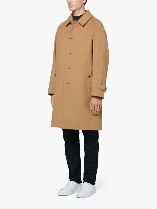 Beige Wool & Cashmere Overcoat GM-107F | Mackintosh