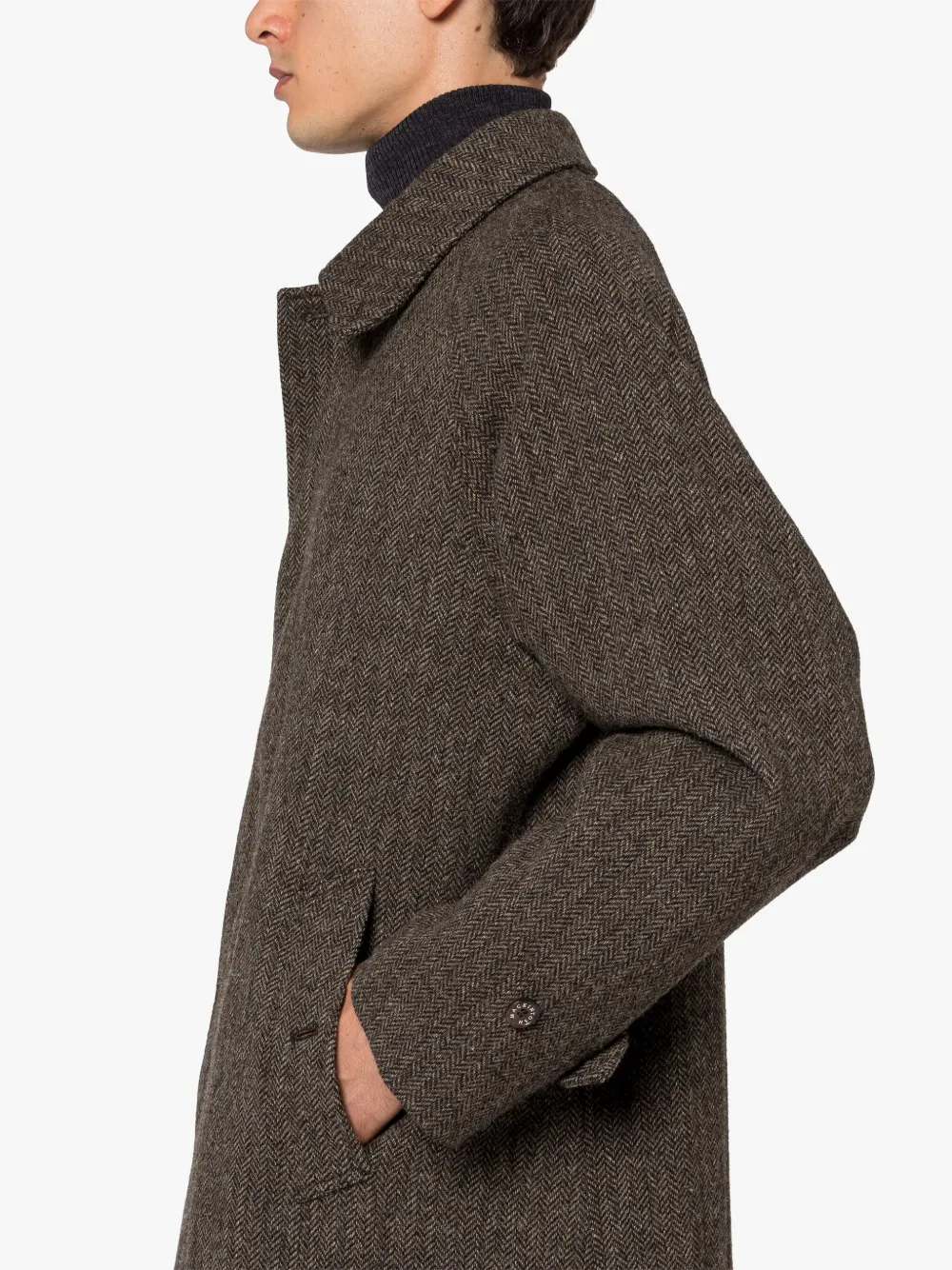 BANTON Grey RAINTEC Cotton Coat | Mackintosh