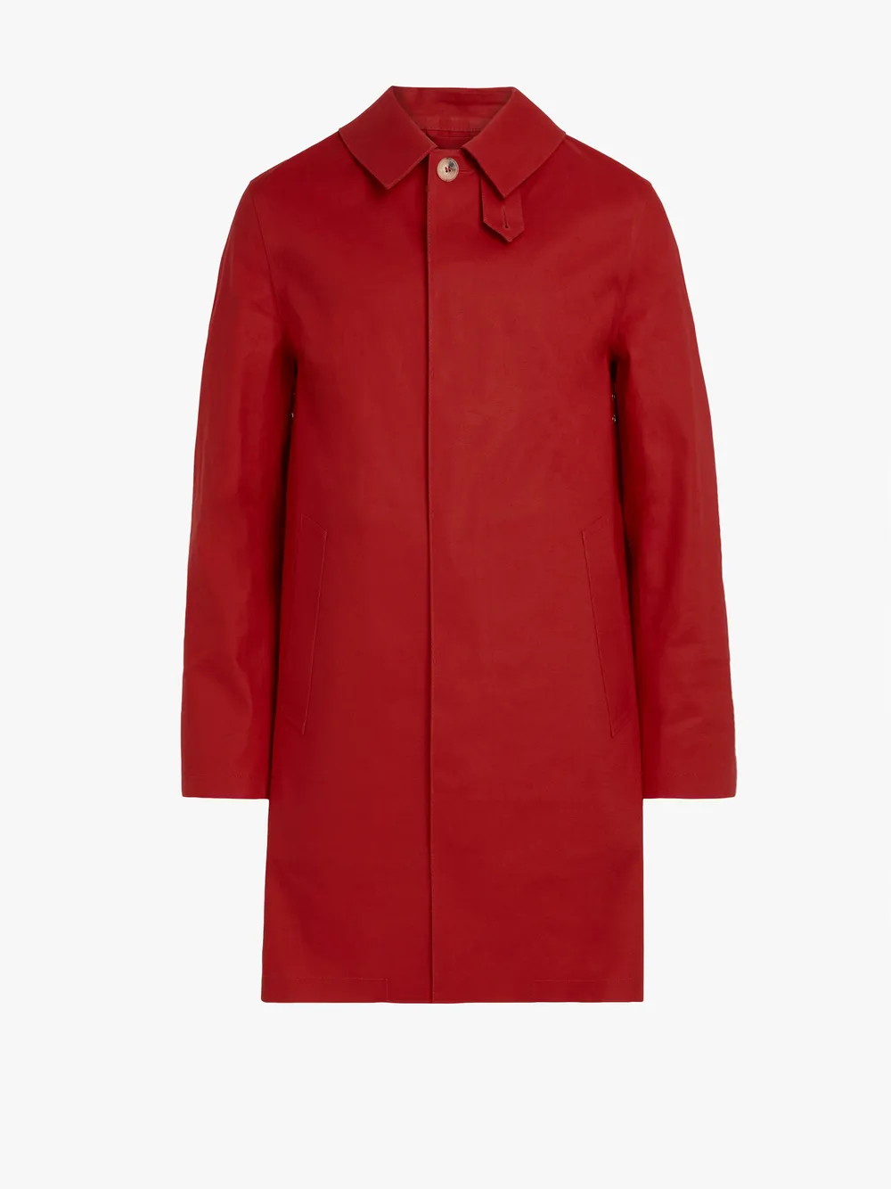 red short coat