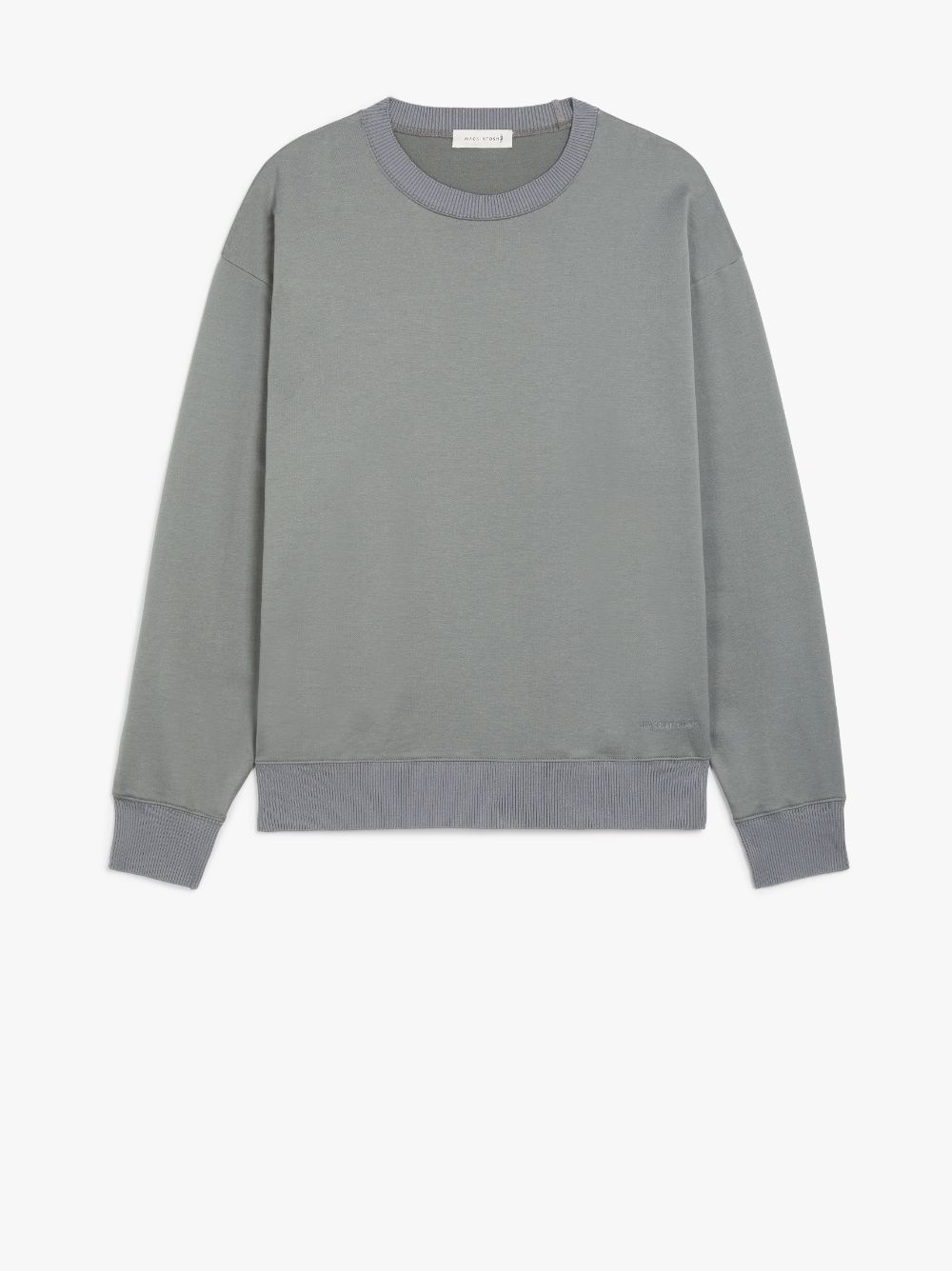 oversized grey crew neck