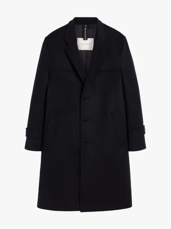 BIRKHILL Navy Wool & Cashmere Coat | GM-1100 | Mackintosh