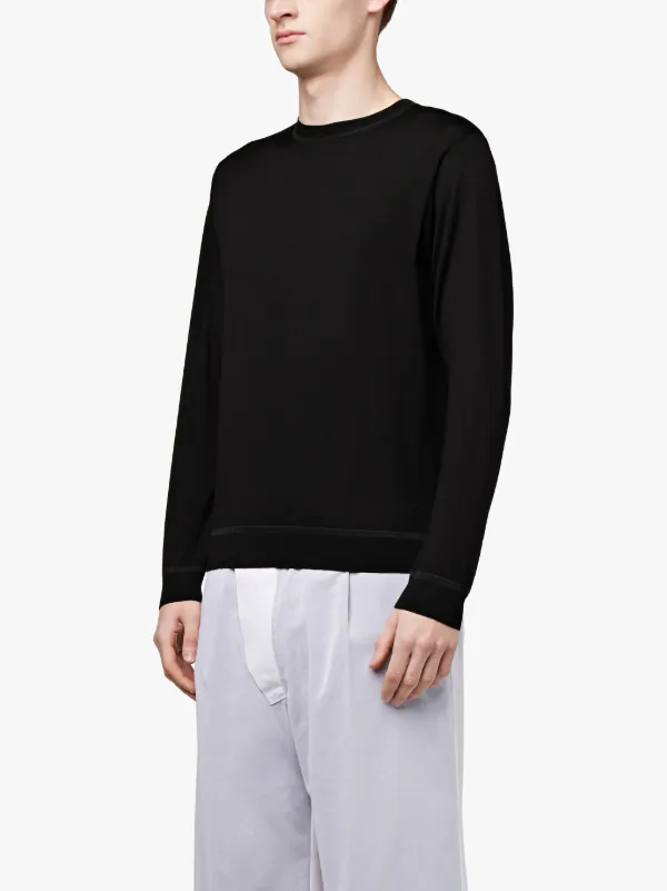 Black 0002 Crewneck Sweater