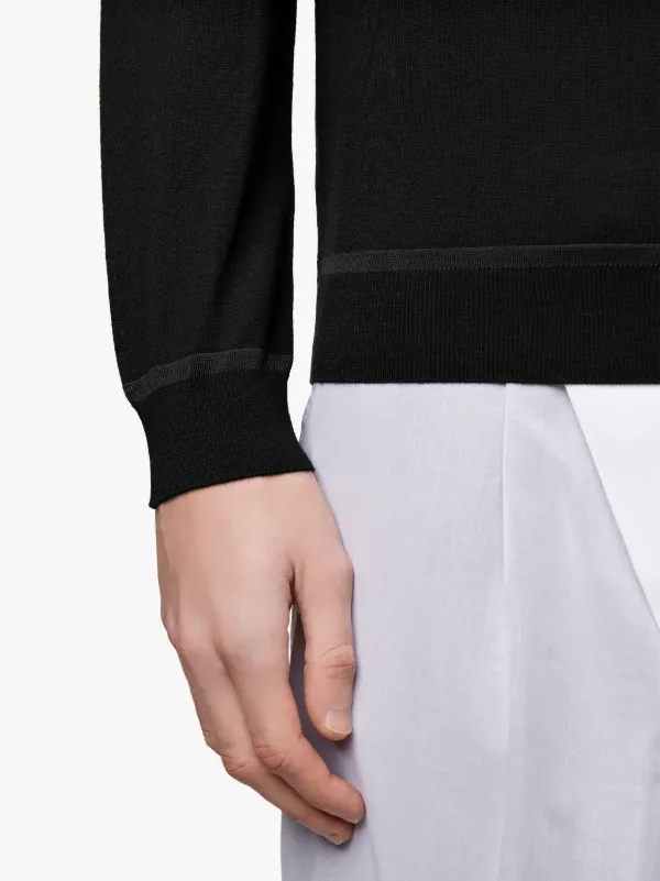 Black 0002 Crewneck Sweater