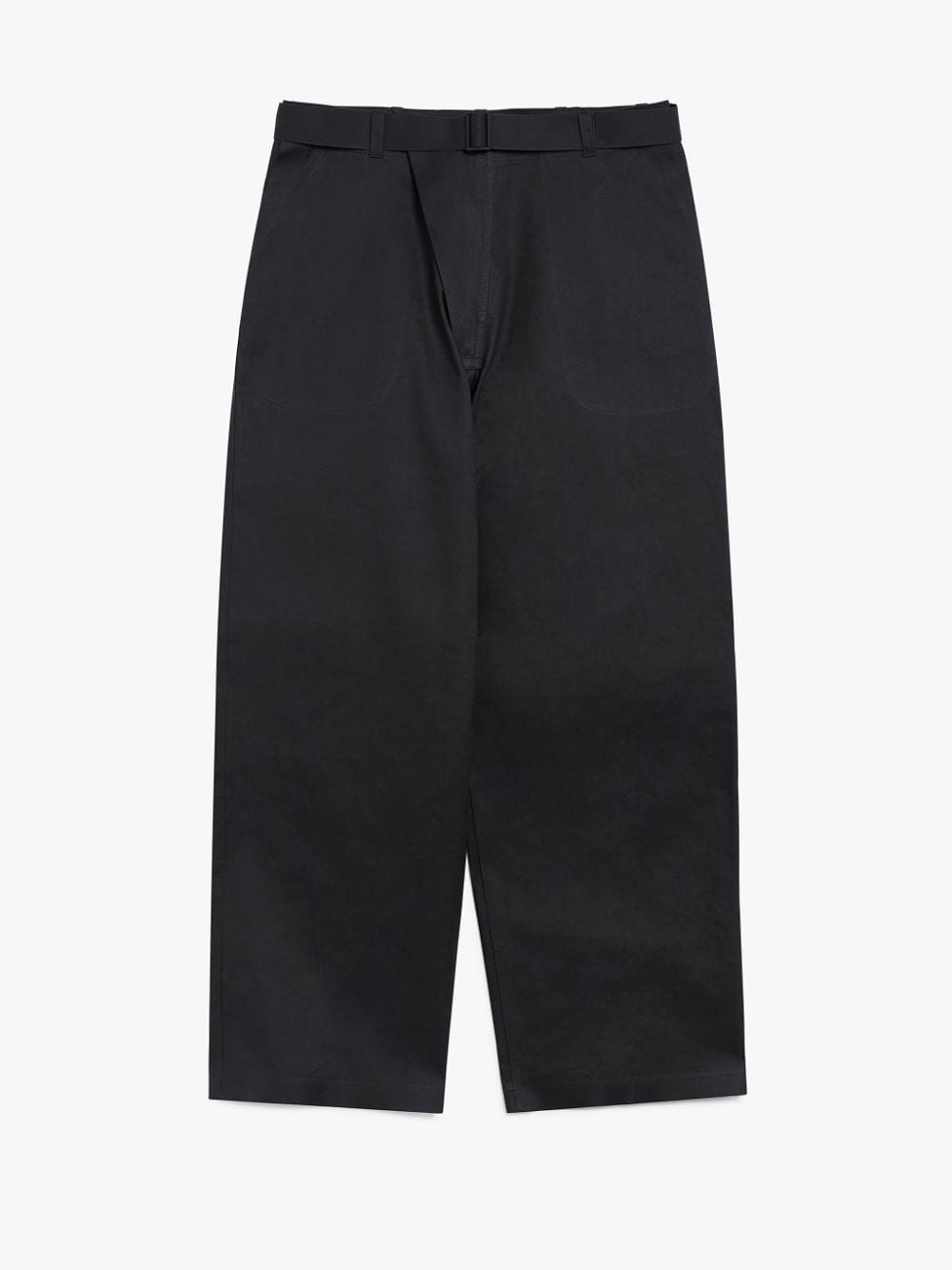 Black Bonded Cotton 0001 Mens Trousers | Mackintosh