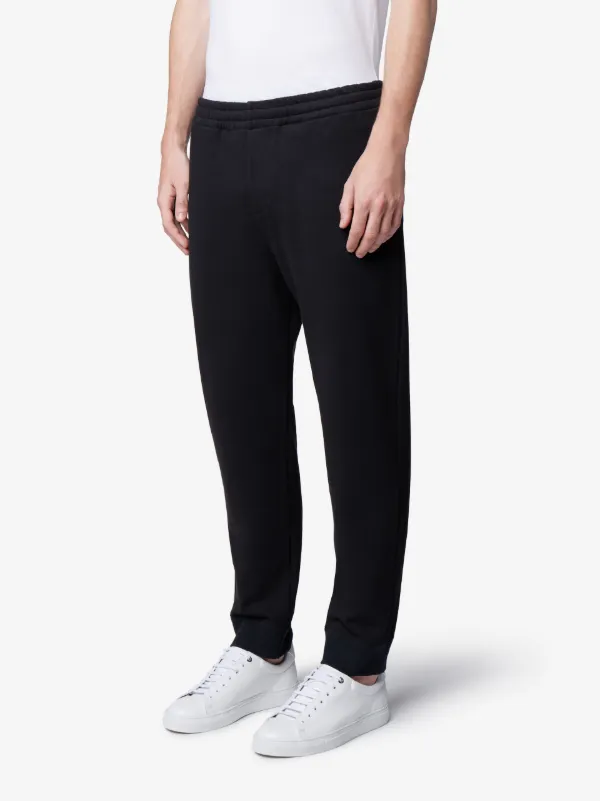 Black Cotton Jogger Trousers