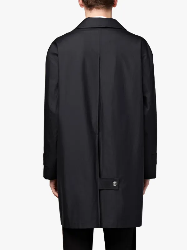 Black Cotton & Silk 0002 Coat