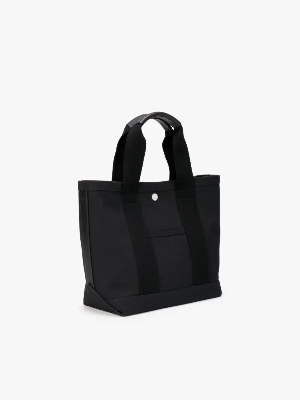 Black Cotton Small Tote Bag