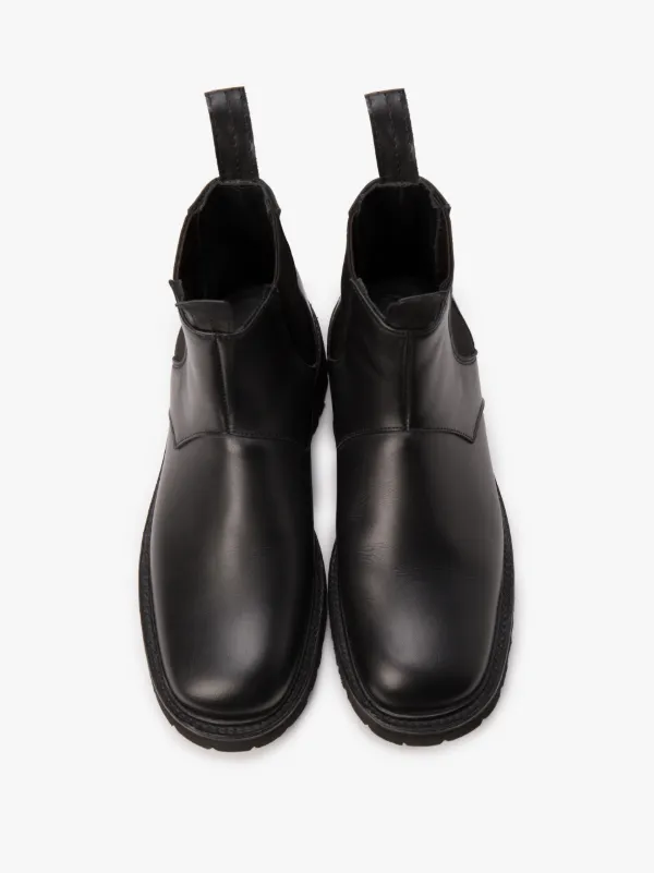 Black Leather 0001 x Tricker's Boots