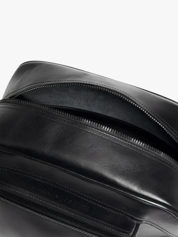 Black Leather 0003 Bowling Bag