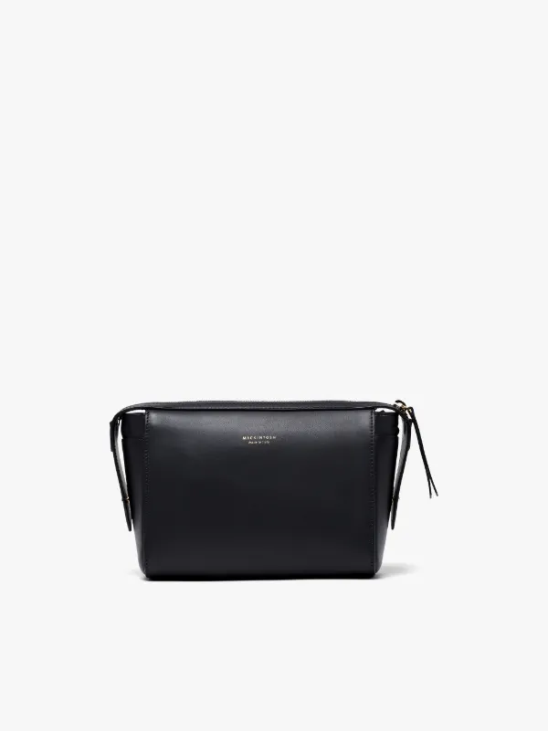 Black Leather Crossover Bag | ACC-015