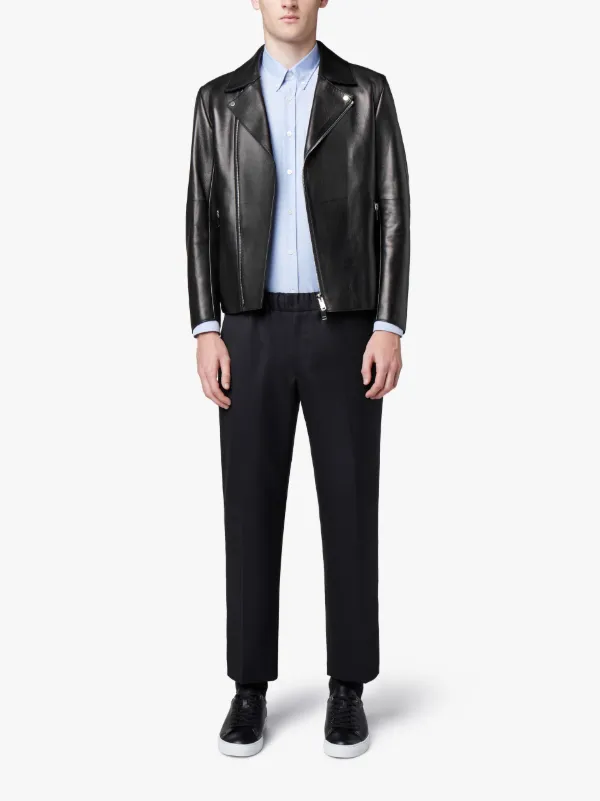 Black Leather Rider GL-001 | | Mackintosh Jacket