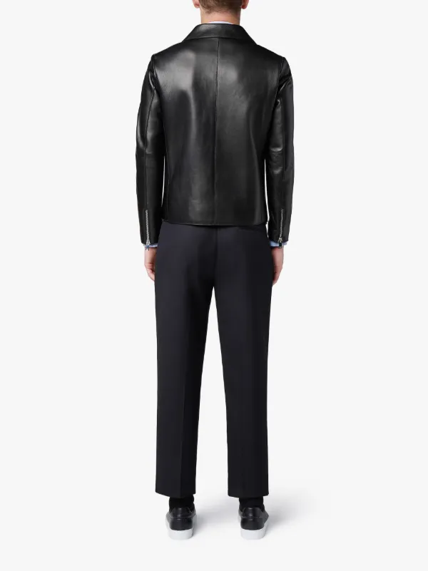 Black Leather Rider Jacket