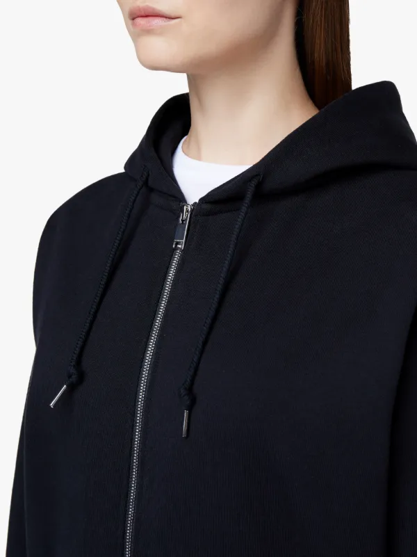 loopback hooded sweat