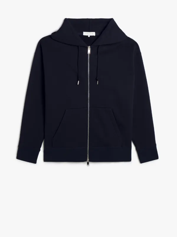 loopback hooded sweat