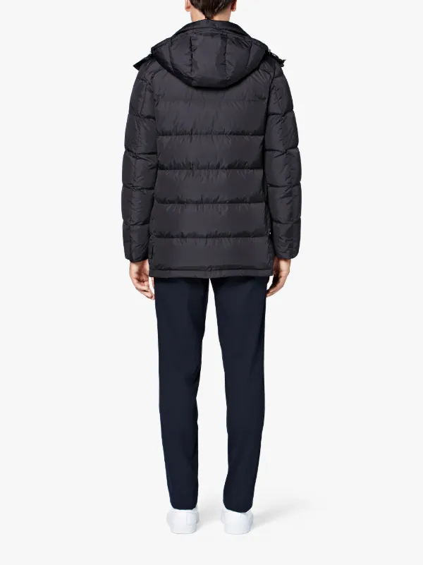 Black Nylon Down Jacket GD-001