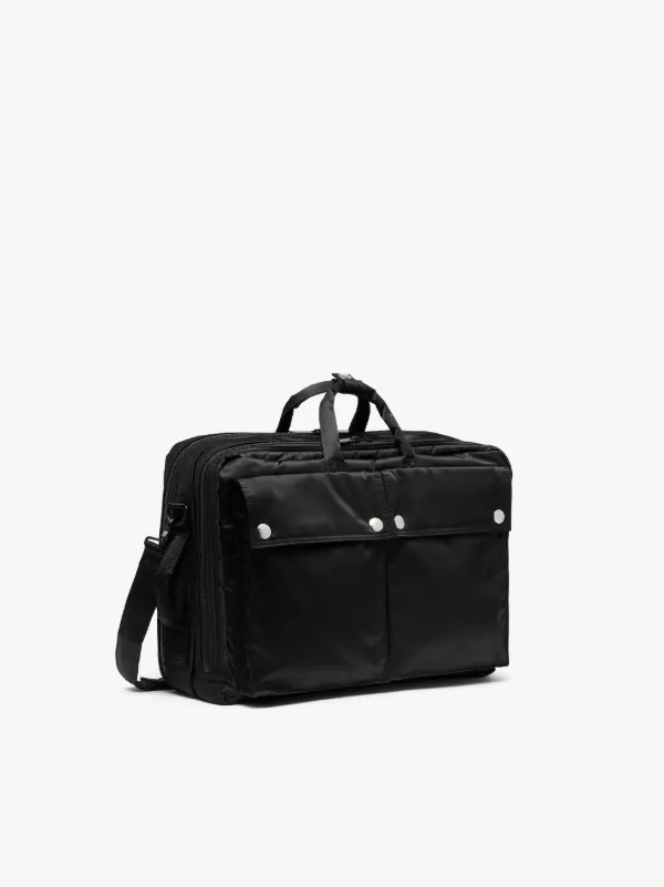 Black Nylon PORTER Briefcase