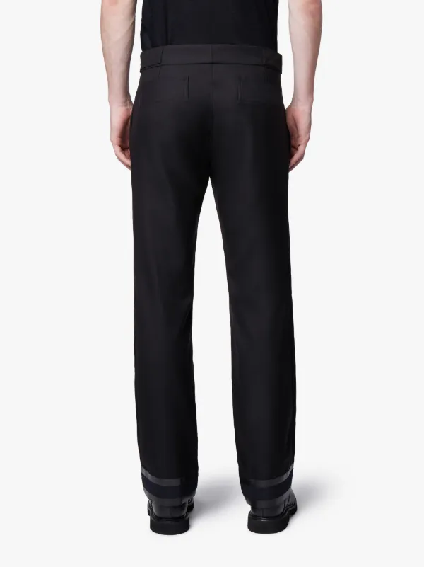 BLACK WOOL 0001 TROUSERS