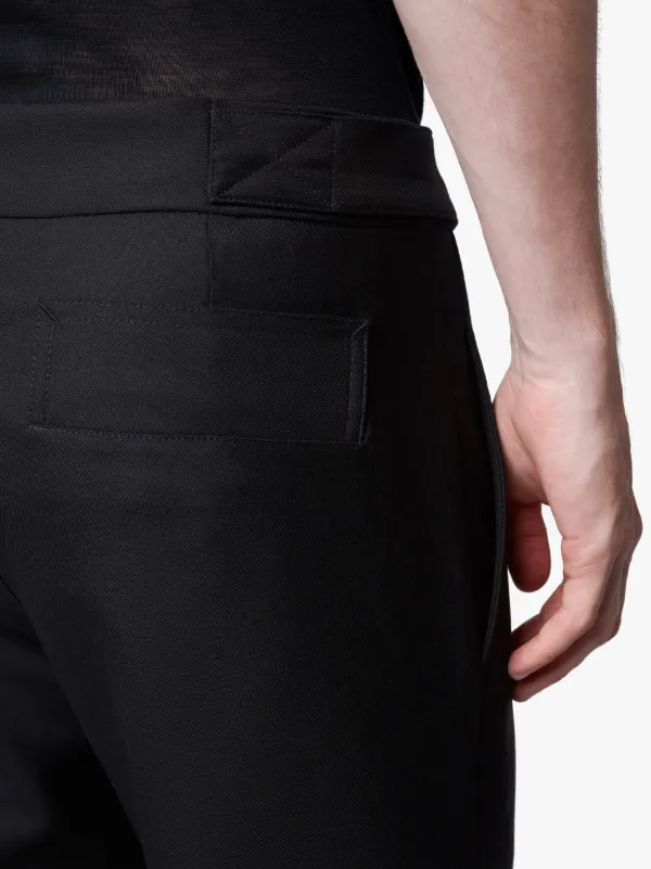 BLACK WOOL 0001 TROUSERS