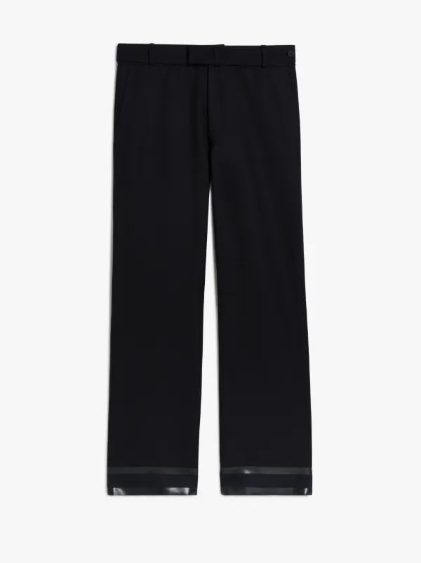 BLACK WOOL 0001 TROUSERS