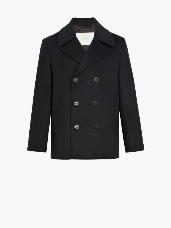 Black Wool Cashmere Peacoat Gm 119f Mackintosh Black Wool Cashmere Peacoat Gm 119f, Best Black Wool Pea Coat