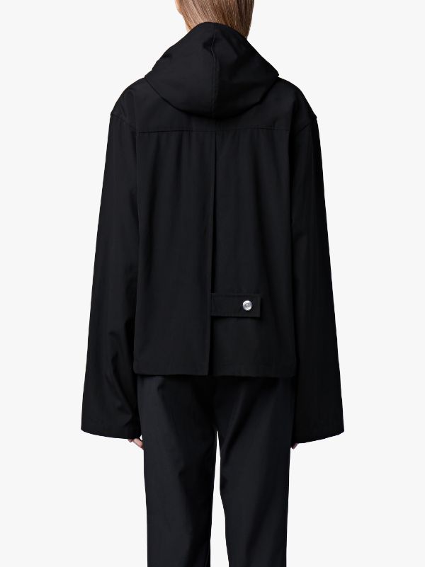 Black Wool & Cotton 0002 Pullover Jacket