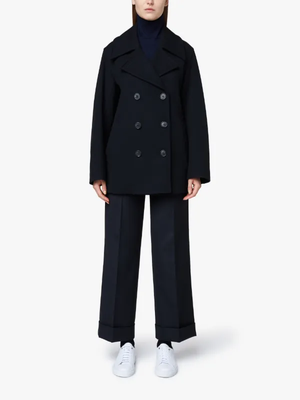 Black Wool Pea Coat