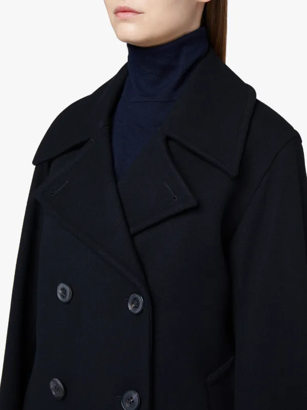 Black Wool Pea Coat