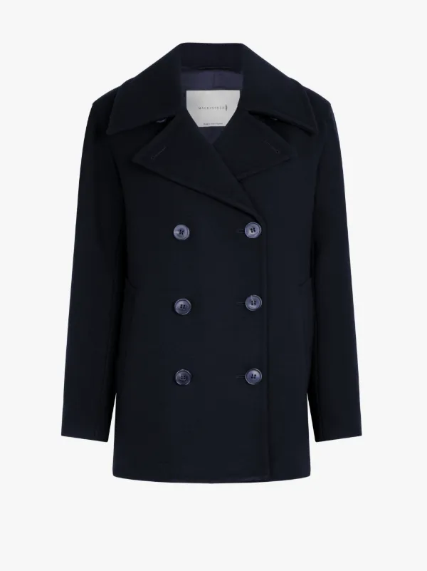 Black Wool Pea Coat