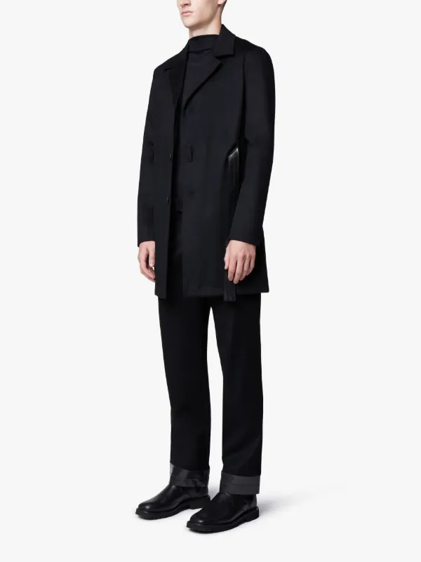 Black Cashmere 0001 Trench Mens Coat | Mackintosh