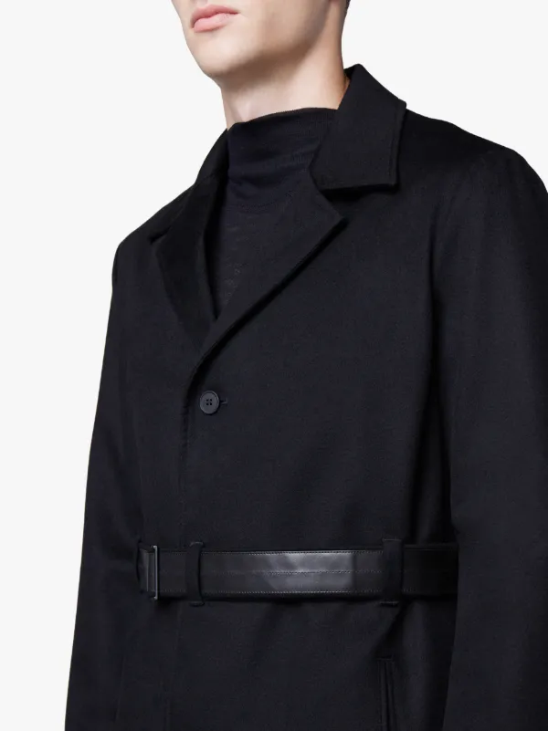 Black Cashmere 0001 Trench Mens Coat | Mackintosh