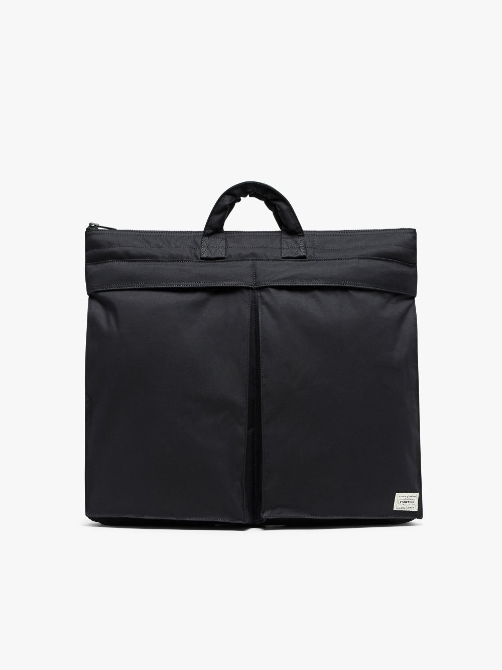 Black x Orange Porter Helmet Bag | Mackintosh