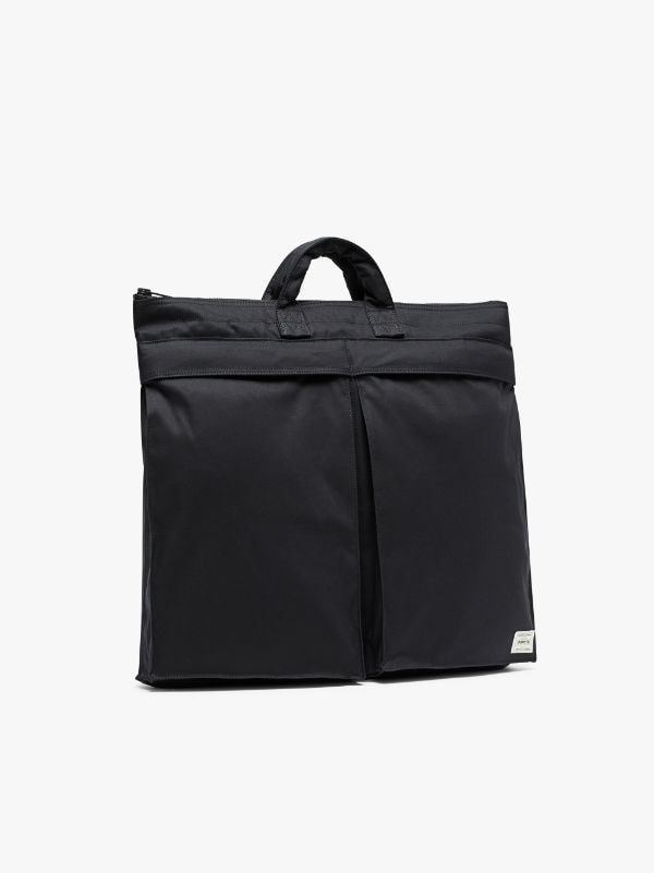 Black x Orange Porter Helmet Bag | Mackintosh