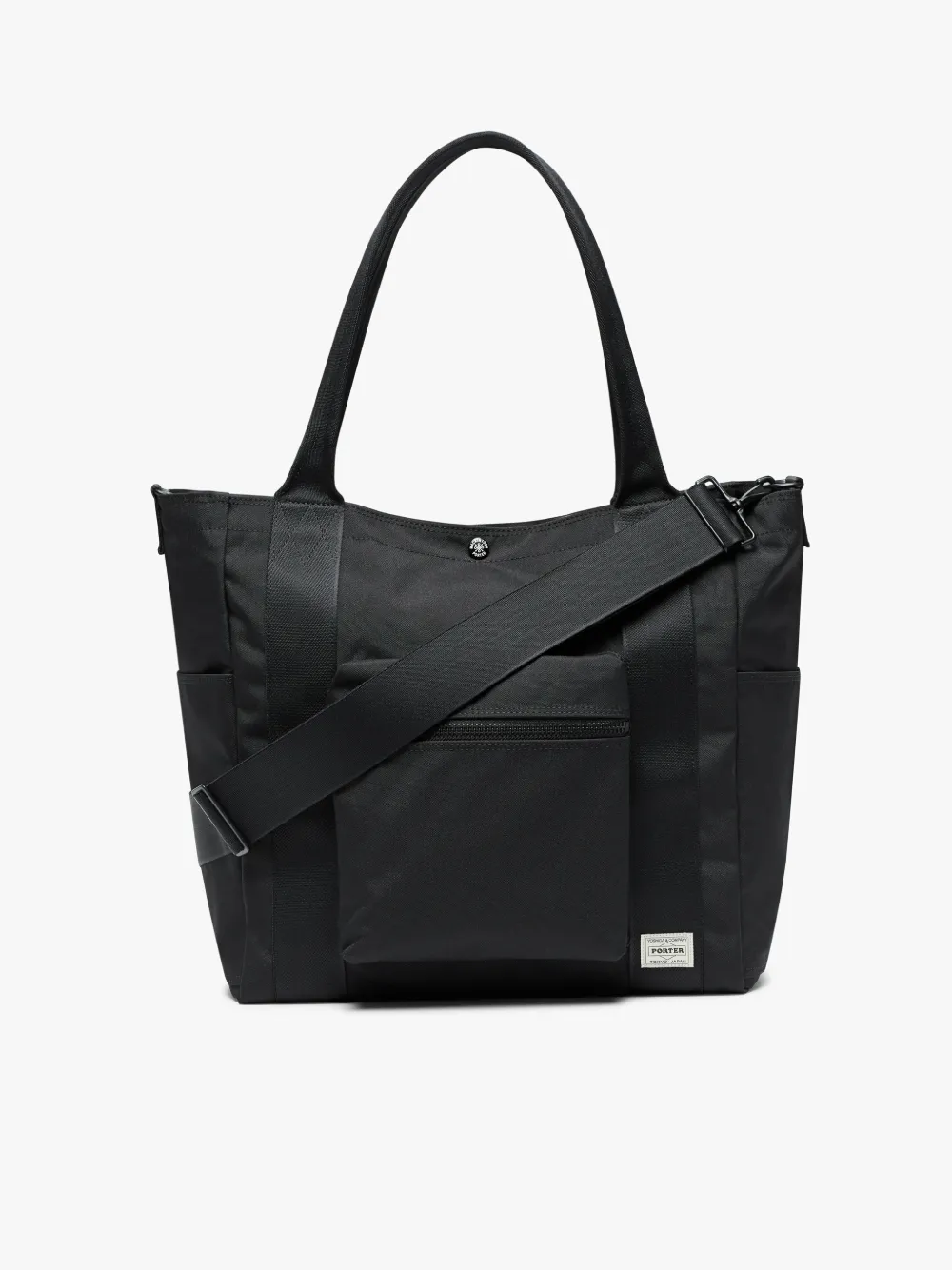 Porter logo shop canvas tote bag