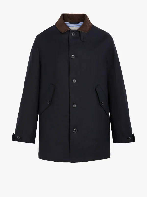 BLOOMSBURY Dark Navy Linen Jacket