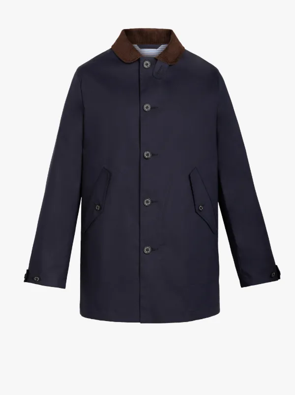 BLOOMSBURY Navy RAINTEC Cotton Jacket