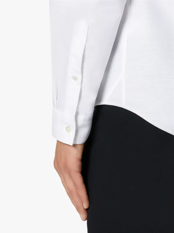 BLOOMSBURY White Cotton Oxford Shirt | GSC-103