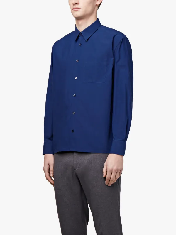 Blue Cotton Shirt