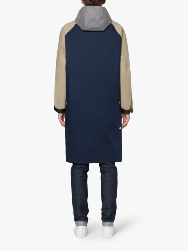 bonded oversized raincoat