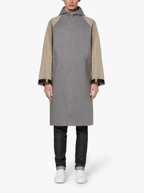 bonded oversized raincoat