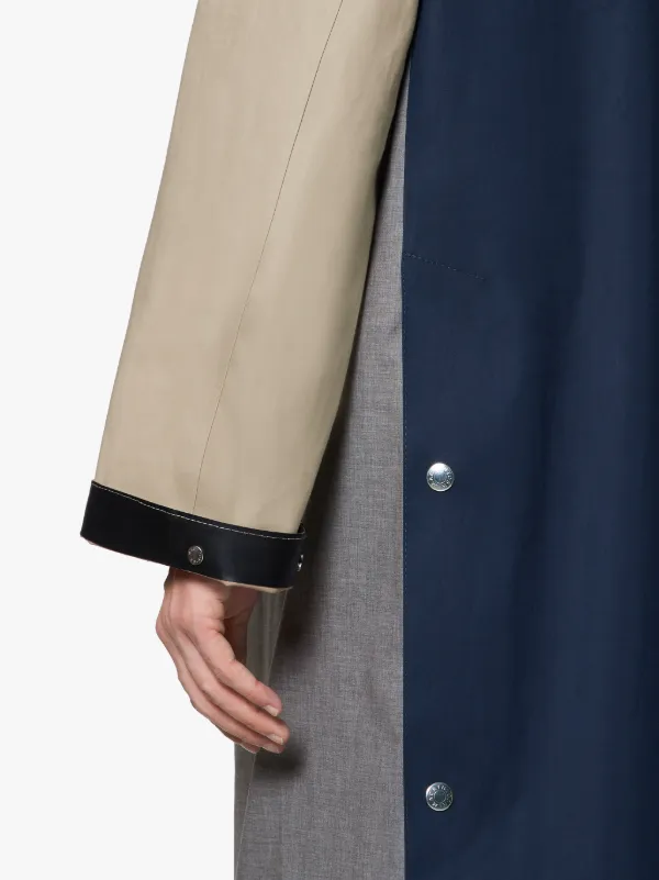 bonded oversized raincoat